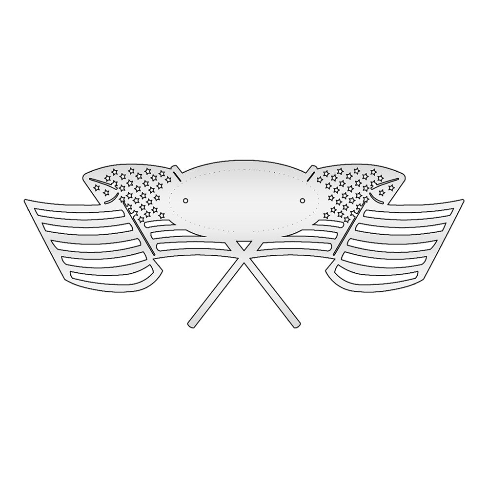 Peterbilt Old Glory Logo Trim