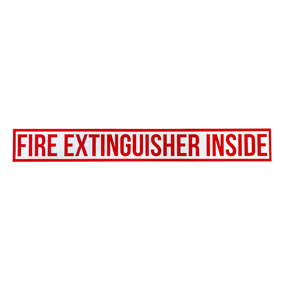 Fire Extinguisher Decal