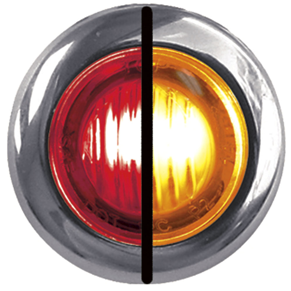 3/4" Dual Revolution Mini Button LED Light