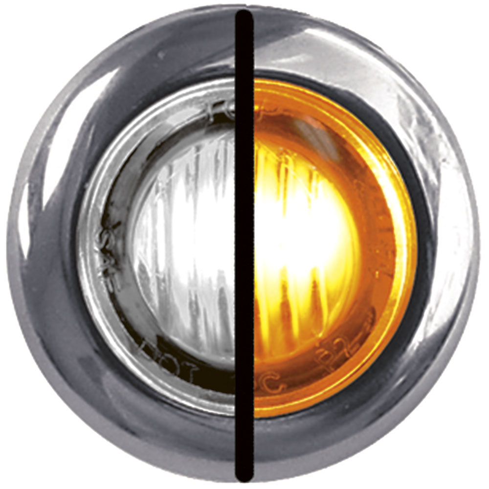 3/4" Dual Revolution Mini Button LED Light