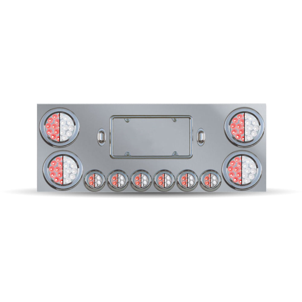Stainless Steel Dual Revolution LED Center Panel with 10 Lights