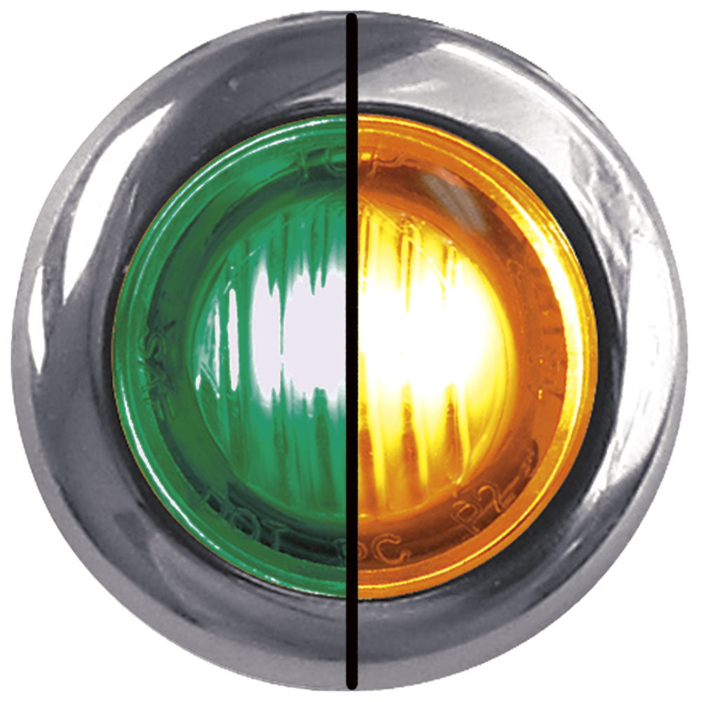 3/4" Dual Revolution Mini Button LED Light