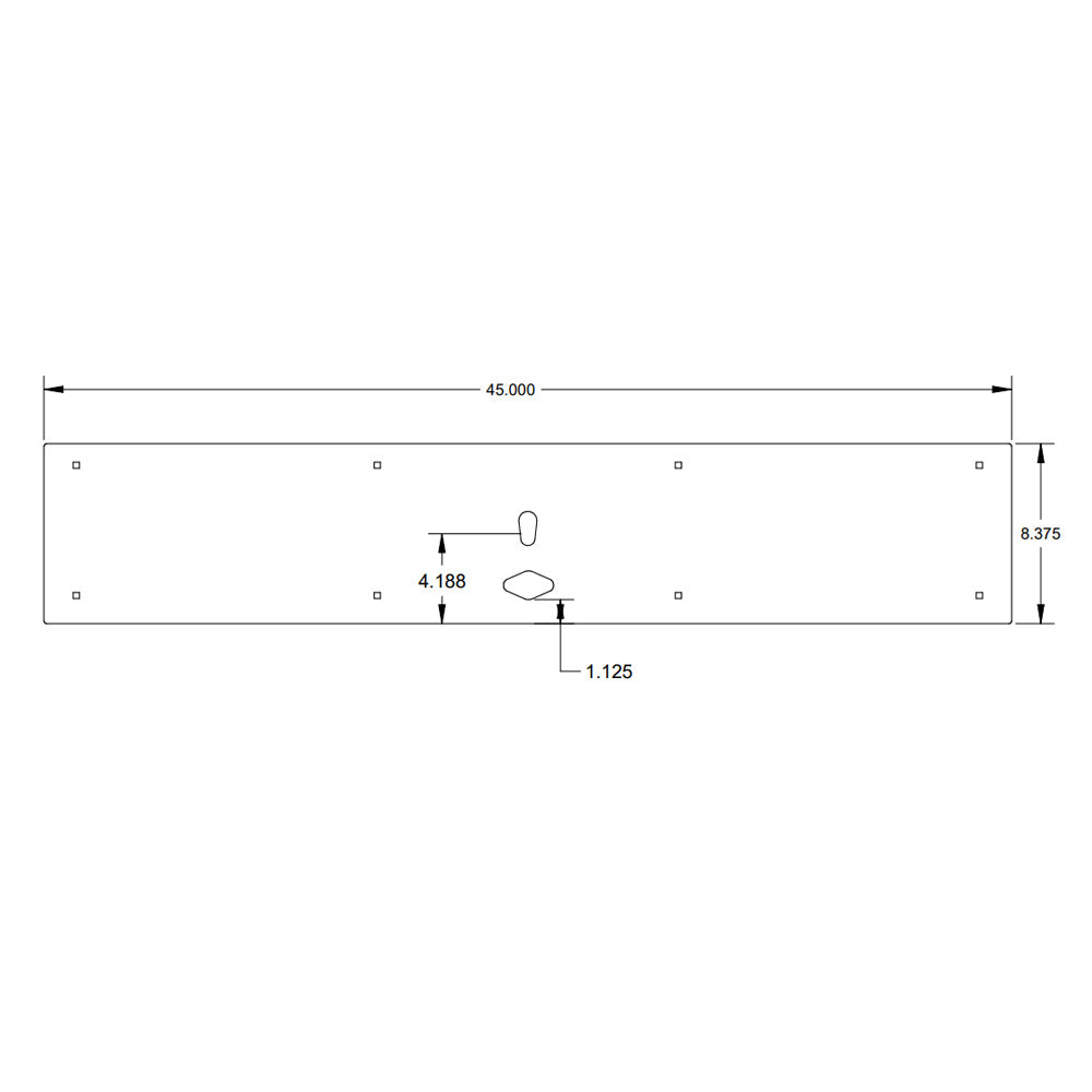 Kenworth 45" Tool Box Cover w/Hardware