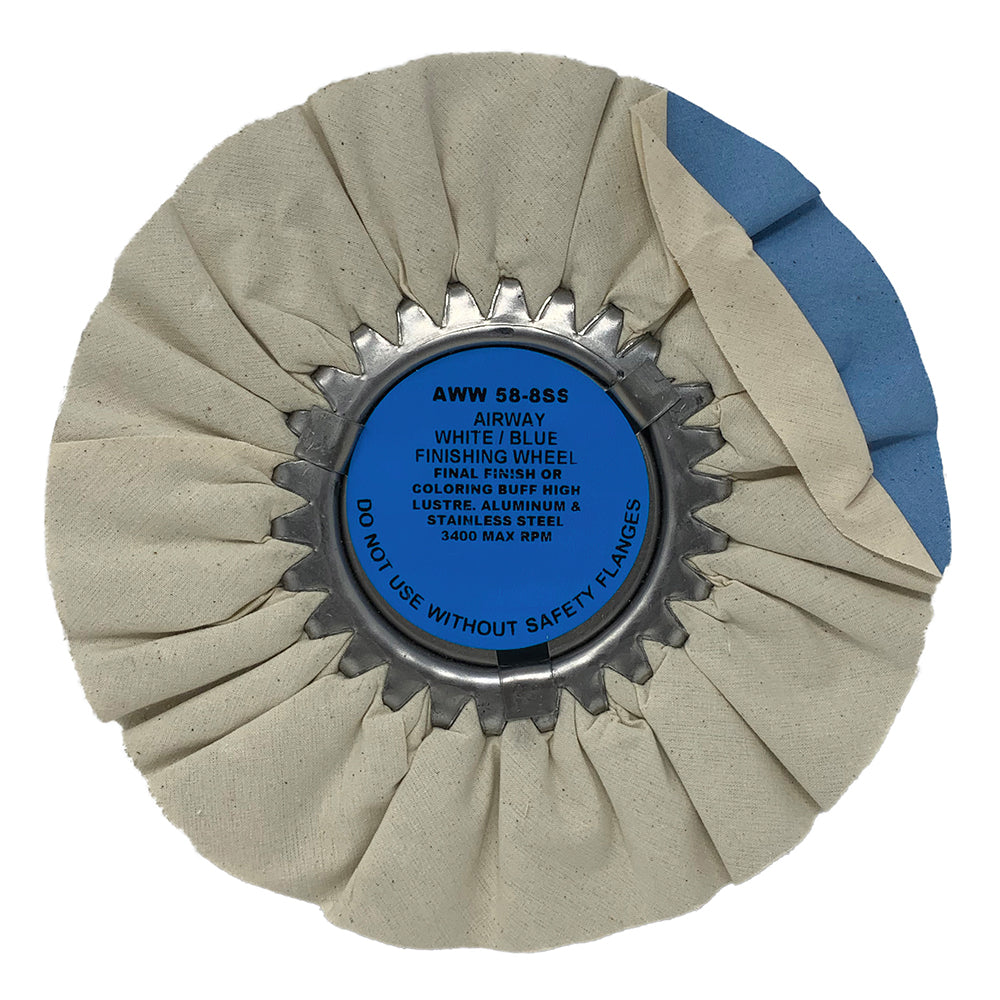 Zephyr 8" Super Shine Airway Buffing Wheel