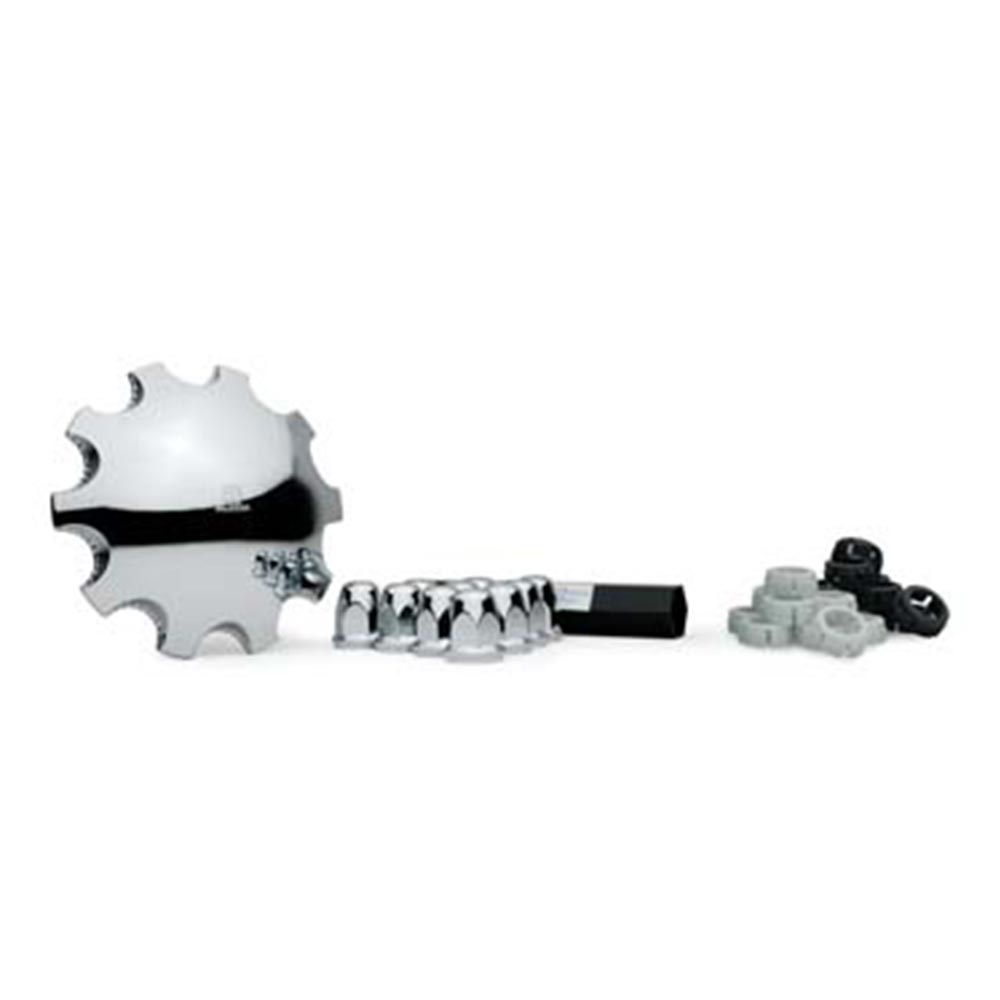 Alcoa Front Wheel Axle Cover Kit 33mm Unimount 10 Lug PR