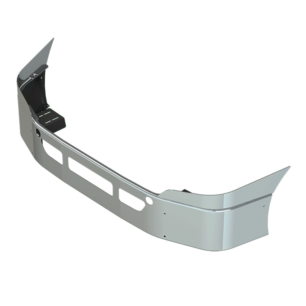 Freightliner Cascadia 14" Set Back Chrome Bumper