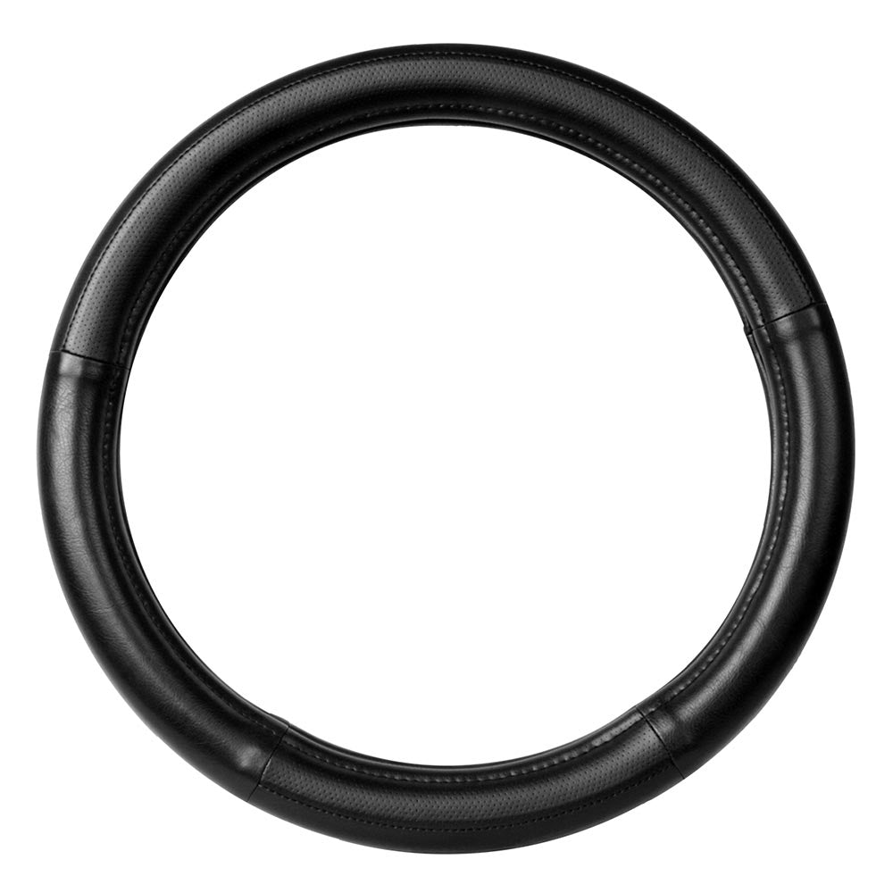 Heavy Duty Black Steering Wheel Cover 18"