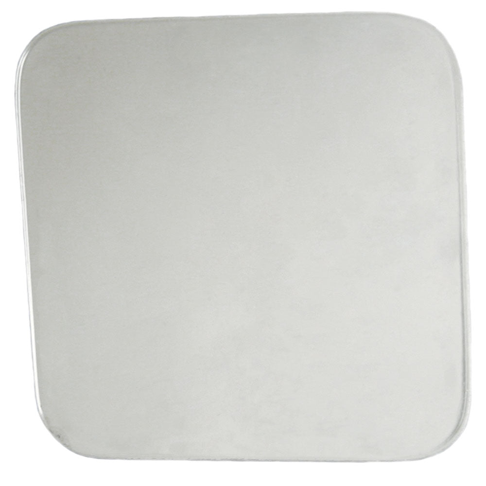 Stainless Steel Flat Permit Panel 4" x 4"