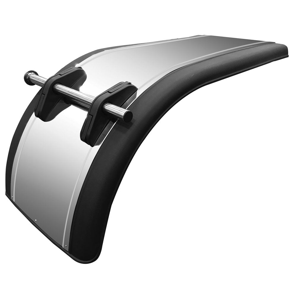 67" Poly Half Fender with Stainless Steel Overlay
