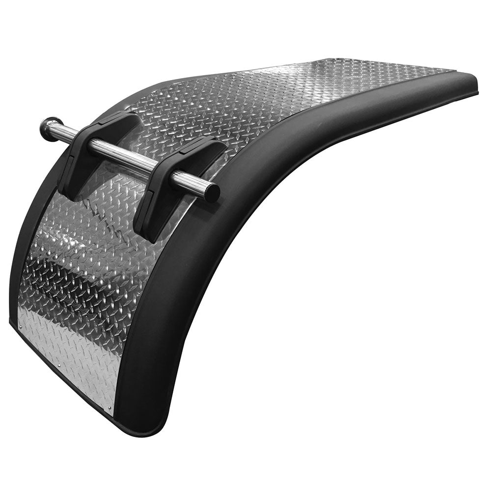 67" Poly Half Fender with Diamond Plate Overlay