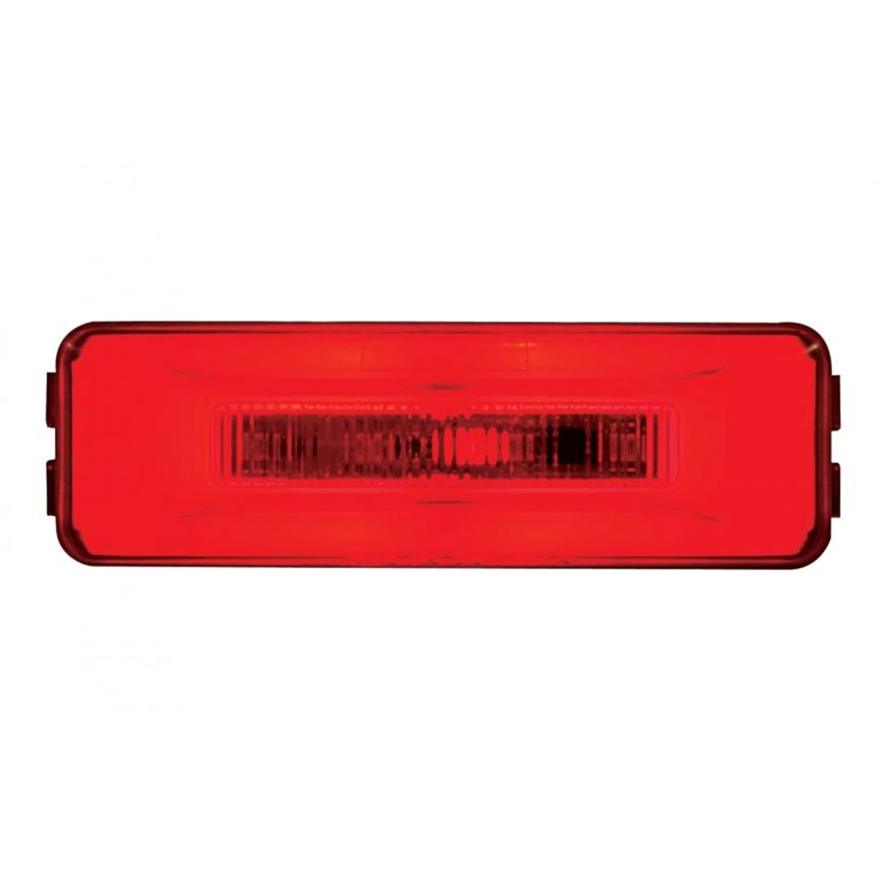 Red 10 LED Rectangular Clearance/Marker Glow Light