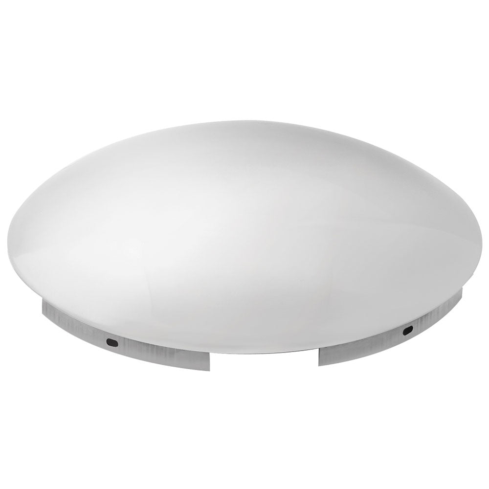 Chrome Dome Front Hubcap, 5 Notch, 7/16" Lip