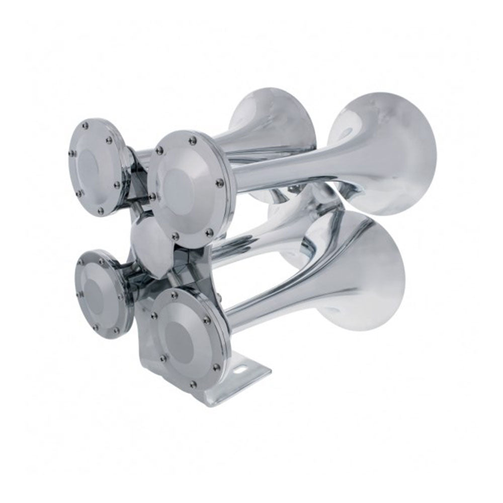 Competition Series Chrome 4 Trumpet Train Horn