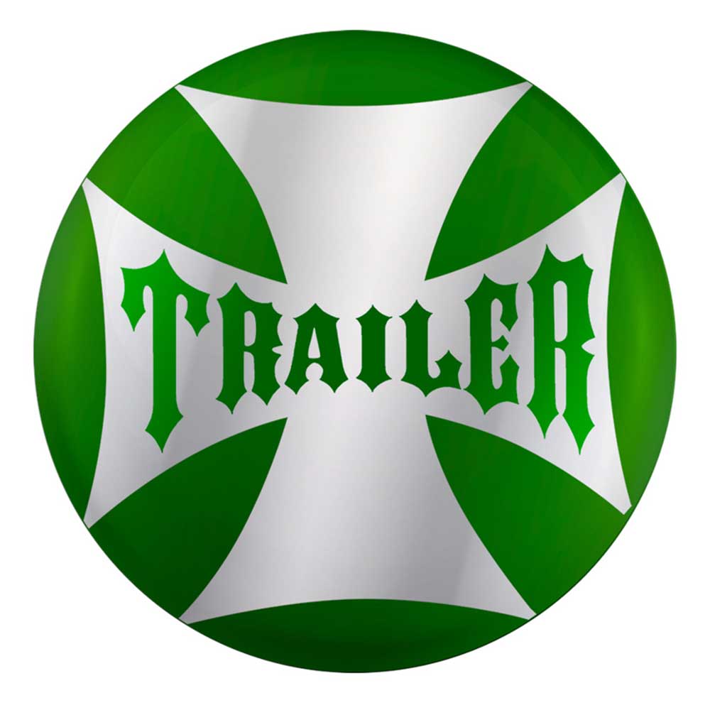 "Trailer" Maltese Cross Air Valve Knob Sticker