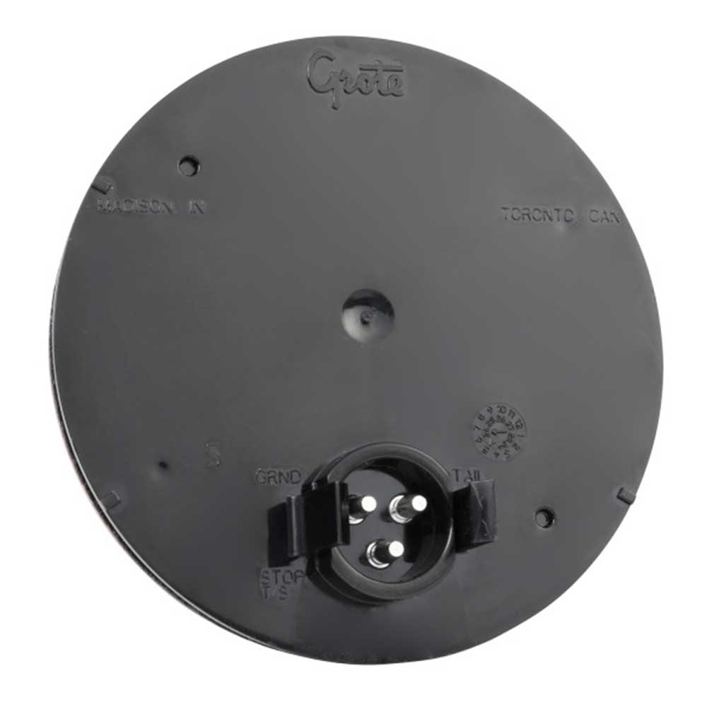 4" Amber Round Strobe Light