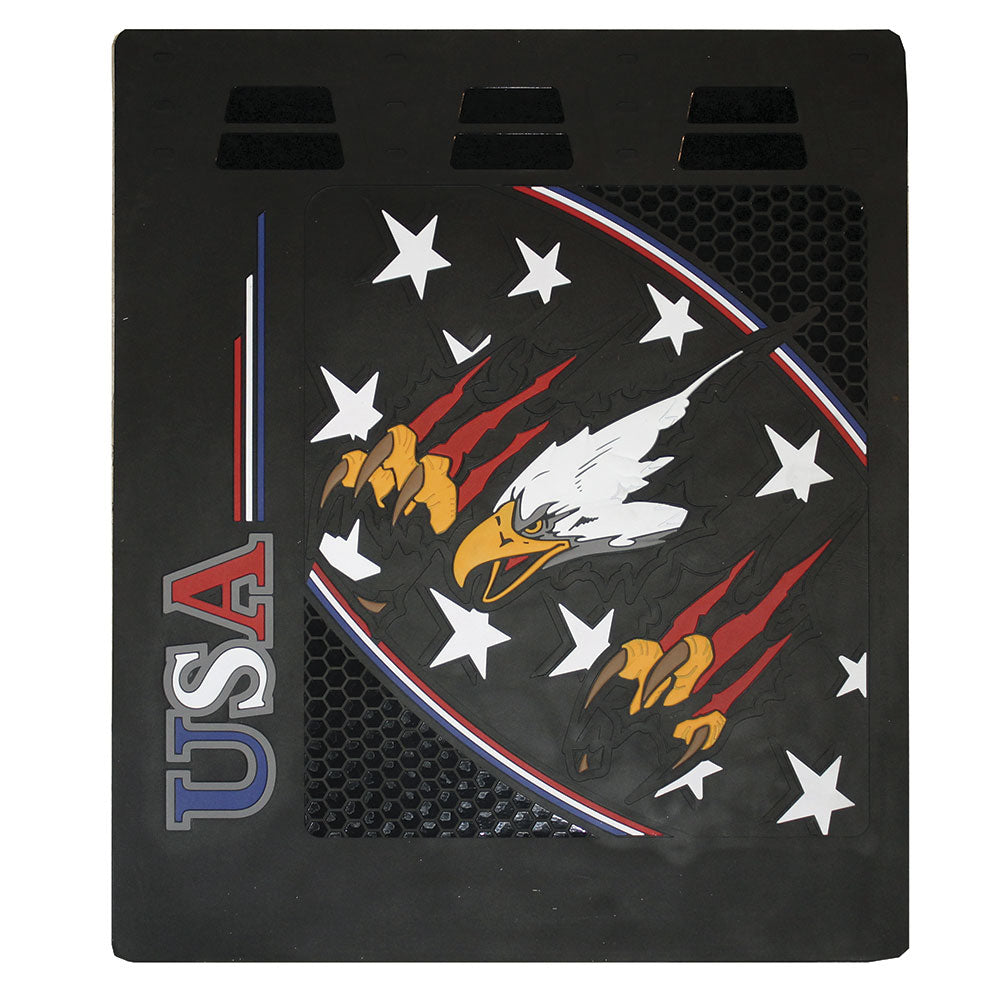 24"W x 30"L Rubber USA Eagle Claw Mud Flaps (PR)