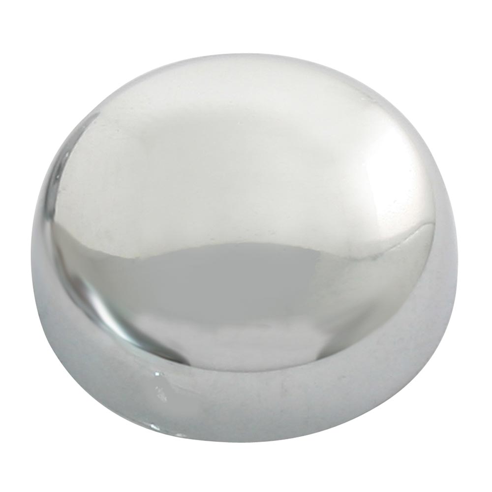 Chrome Snap-On Cover for 6/8 Screws 10PK
