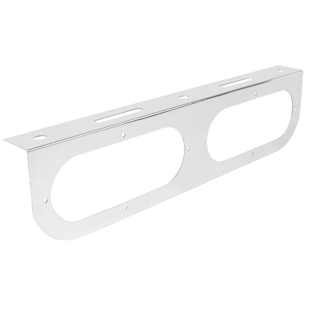 Stainless Steel Double Oval Light Bracket