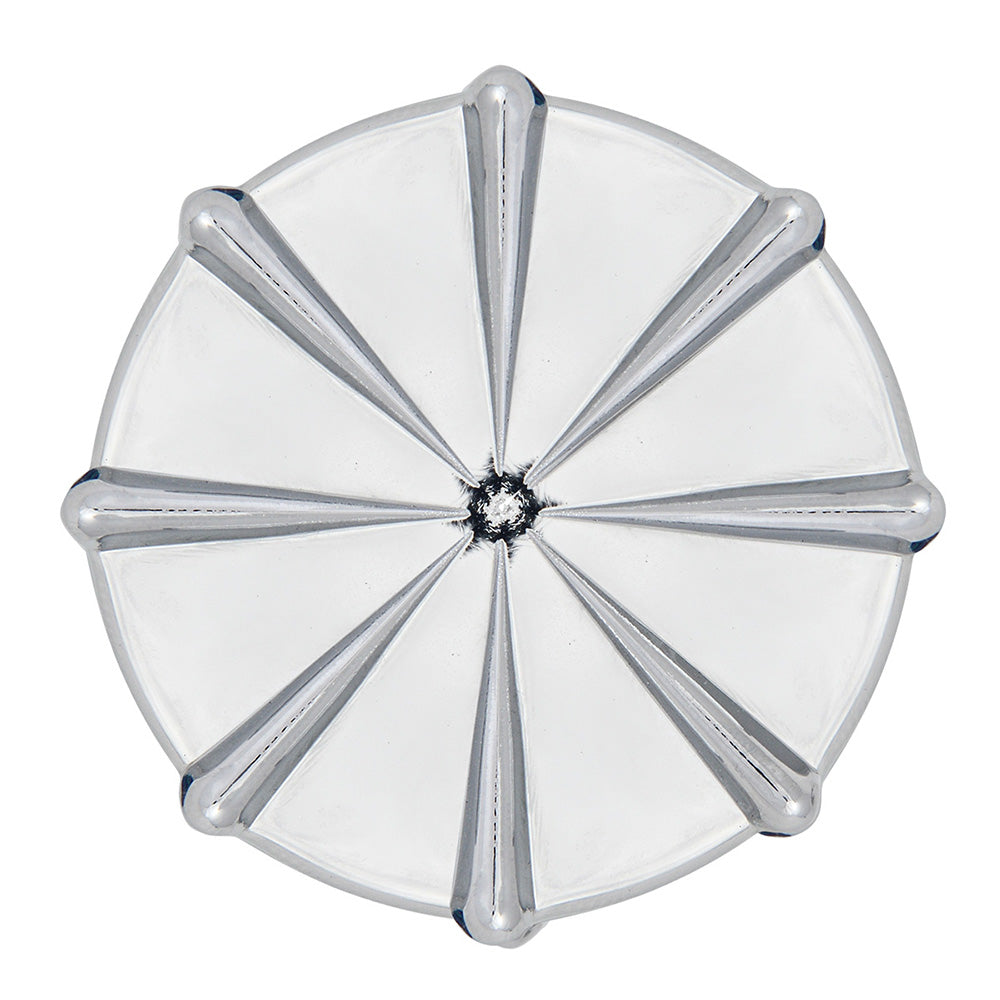 33mm x 3-3/8" 8-Spoke Top Hat Lug Nut Cover - Thread On