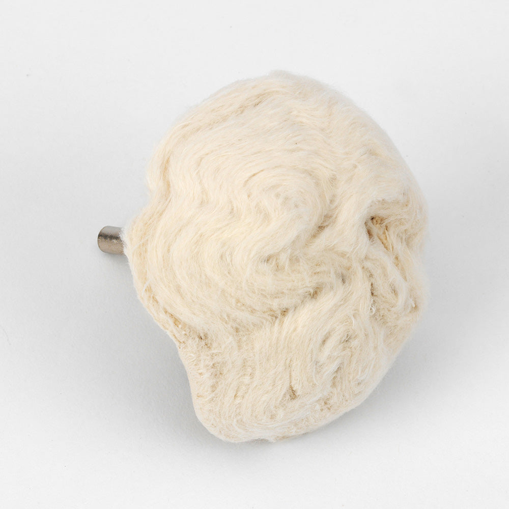 Zephyr 3" Goblet Buff Round End Shank Mounted