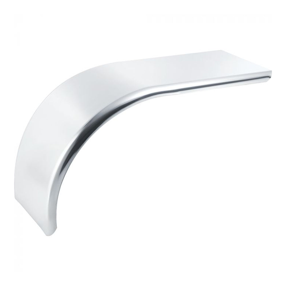 72" Polished Aluminum Half Fender