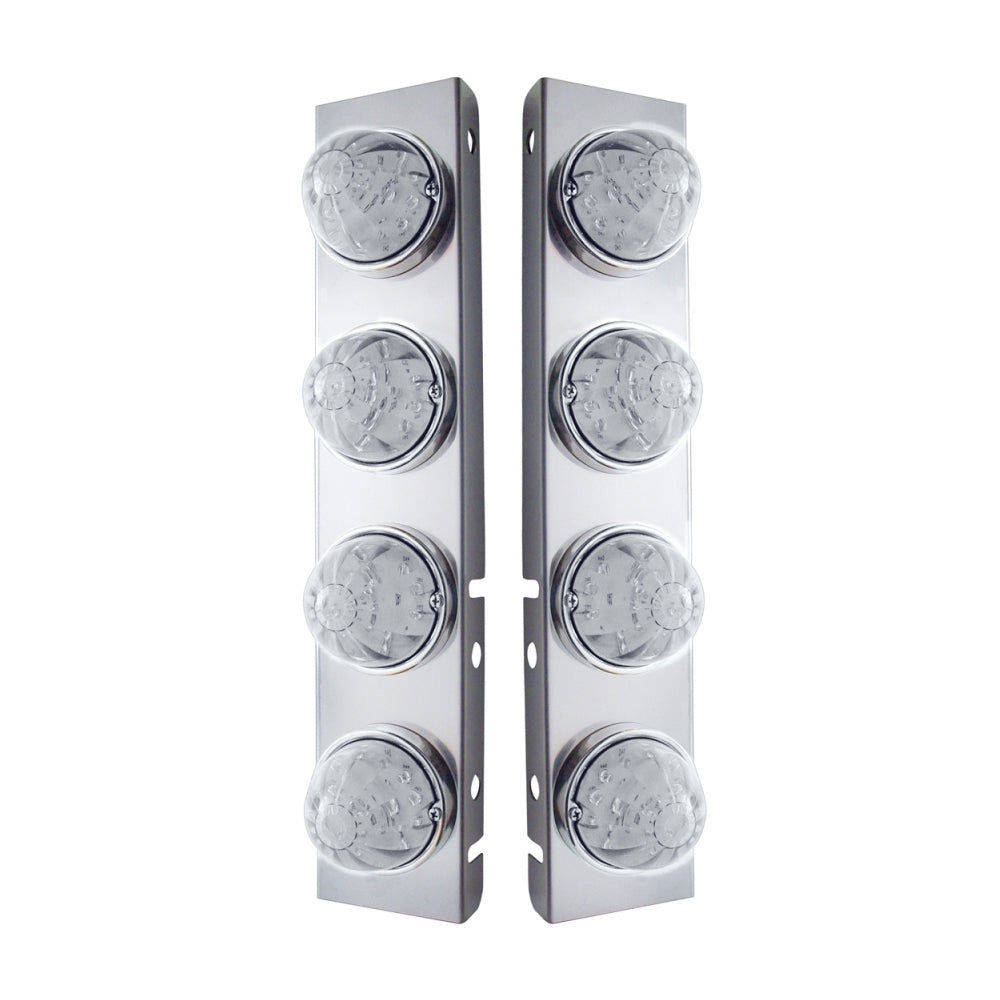 Peterbilt Front Air Cleaner Light Bars with Watermelon LED