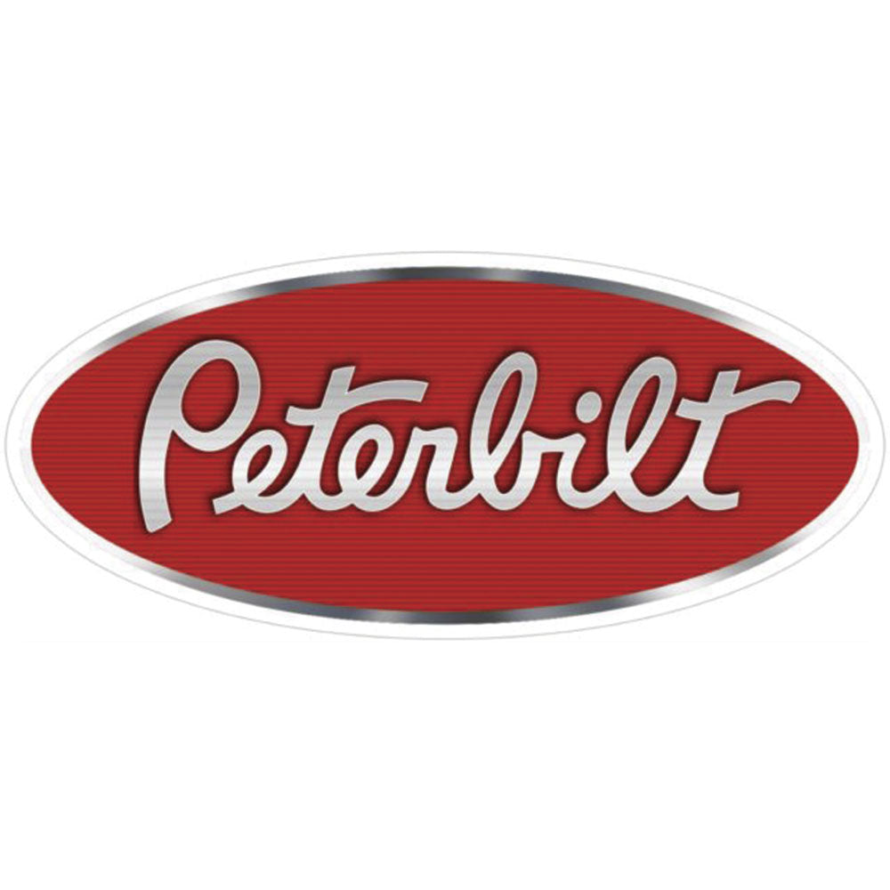 Peterbilt Oval Emblem Decal 14" x 6.5"