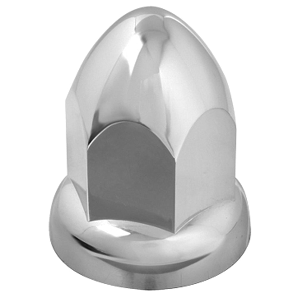 1-1/2" Chrome Plastic Bullet Nut Cover - Push On