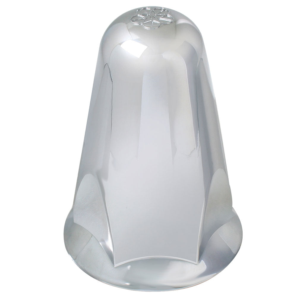 33mm Chrome Plastic Tapered Nut Cover - Push On