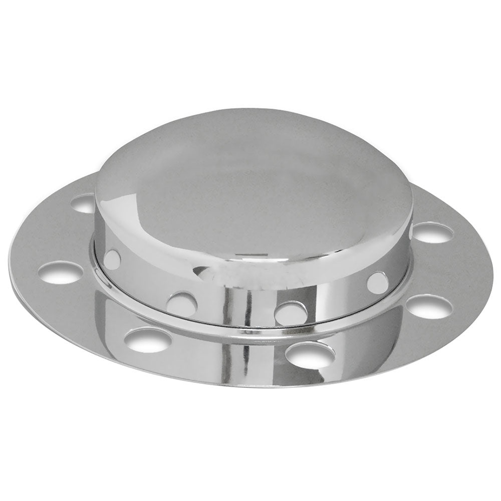 Chrome Front Axle Cover for Stud-Pilot Steel Wheel