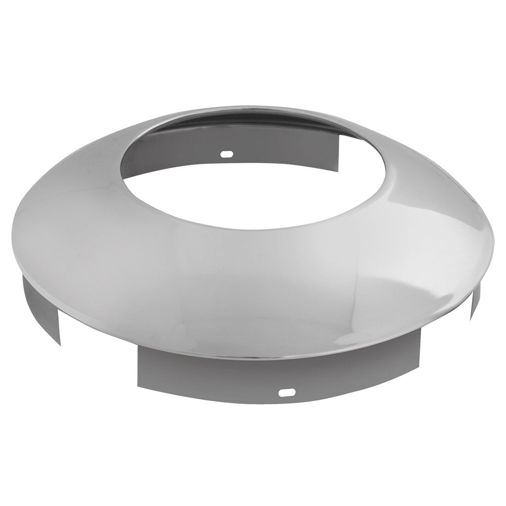 Chrome Hubdometer Front Hubcap, 4 Notch, 1" Lip