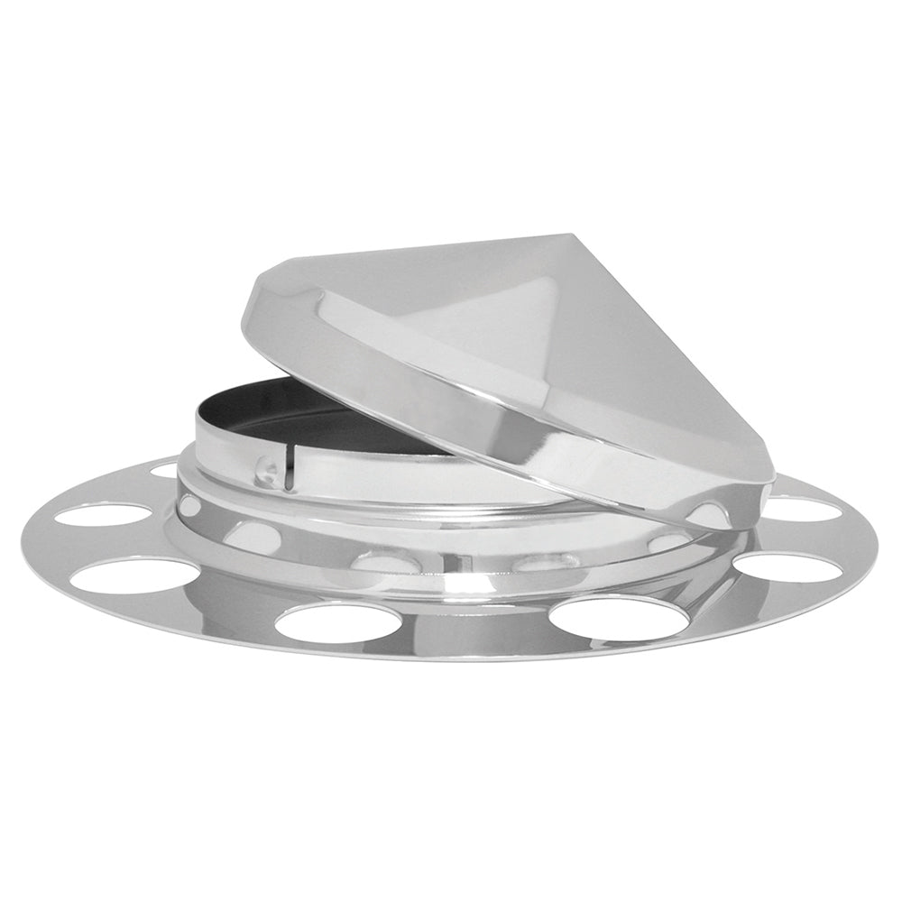 Chrome Steel Front Axle Cover Unimount 10 Lug