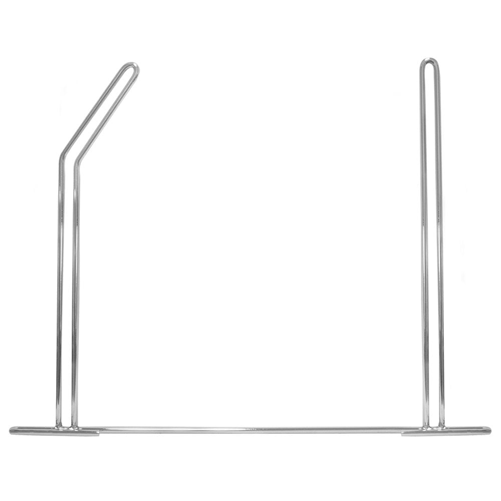 24" x 18" Chrome Anti-Sail Angled Mud Flap Holders