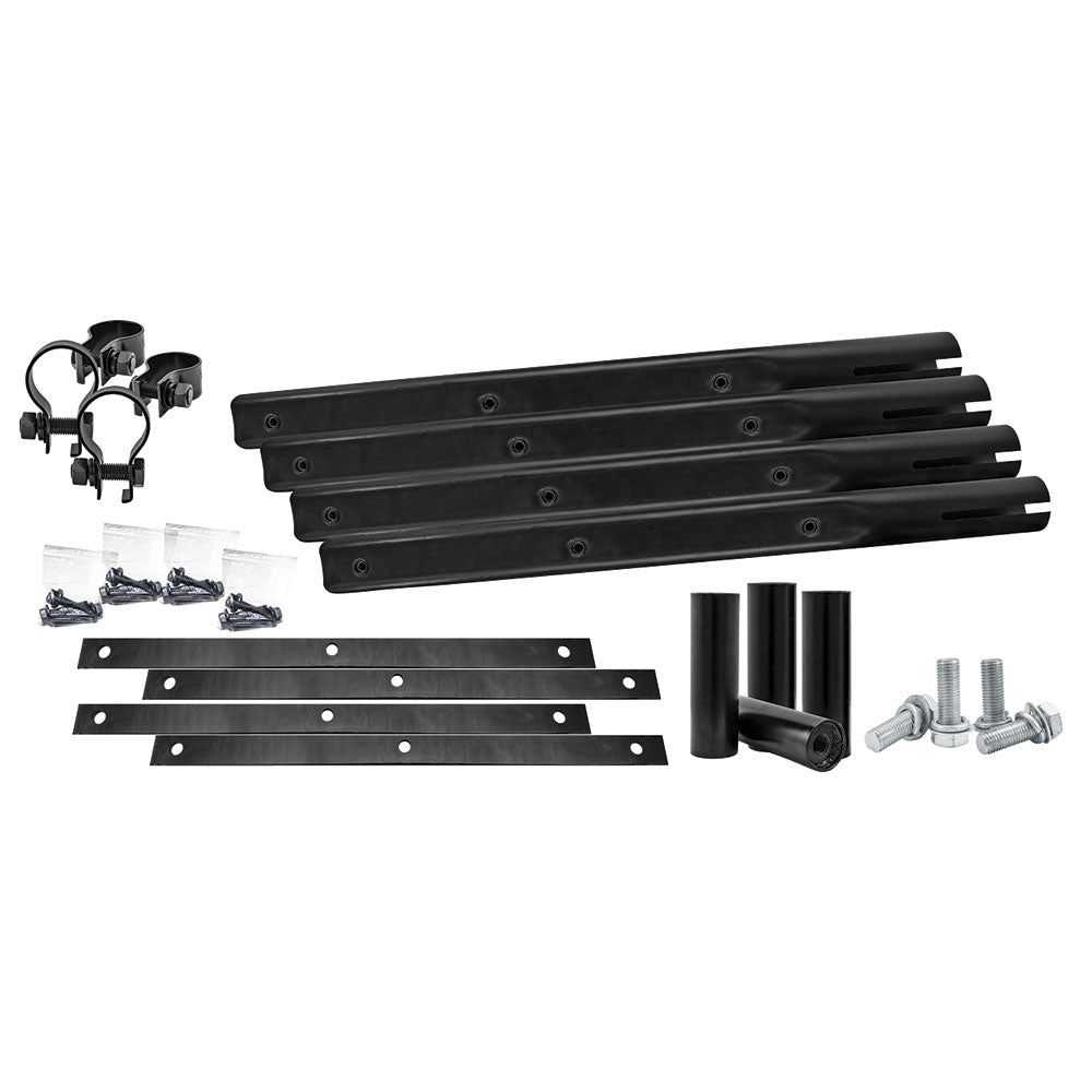 Black Stainless Single Axle Fender Mounting Kit