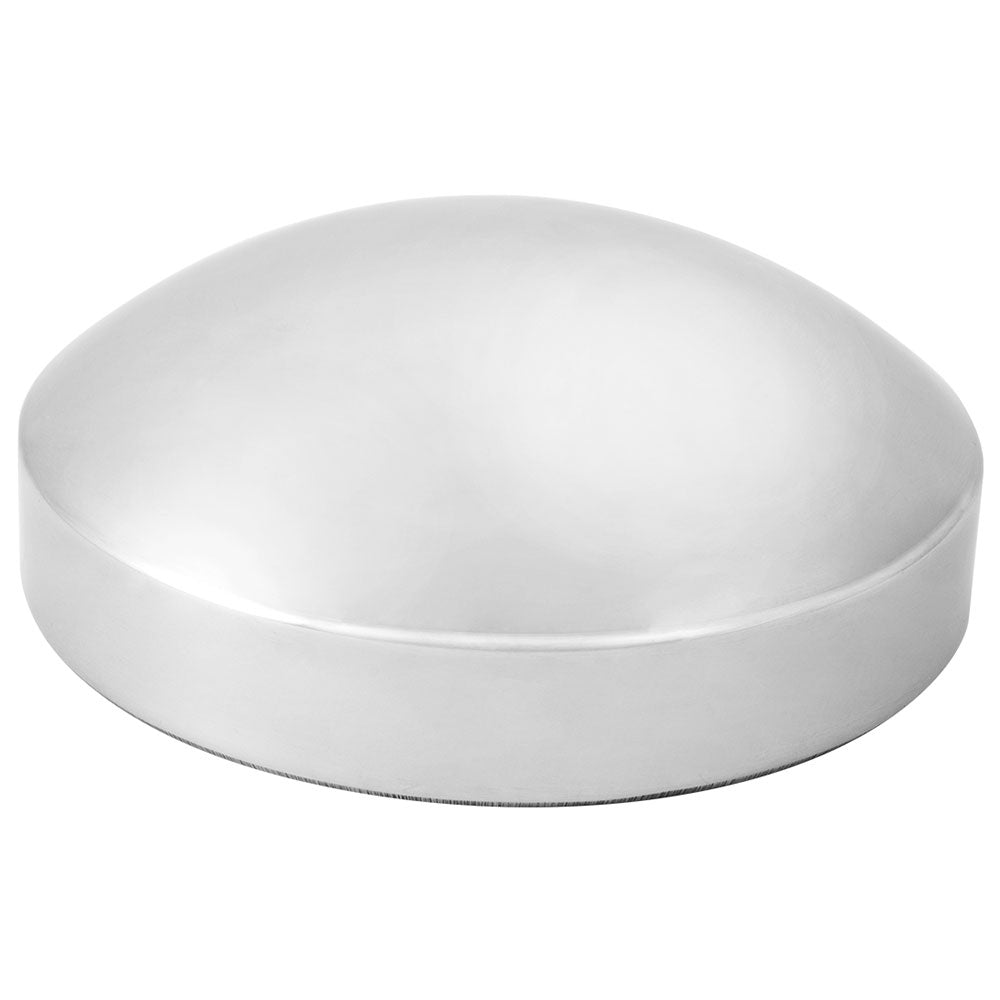 Chrome Rear Hubcap 8.5" Axle, 3/4" Studs, 1.5" Lip
