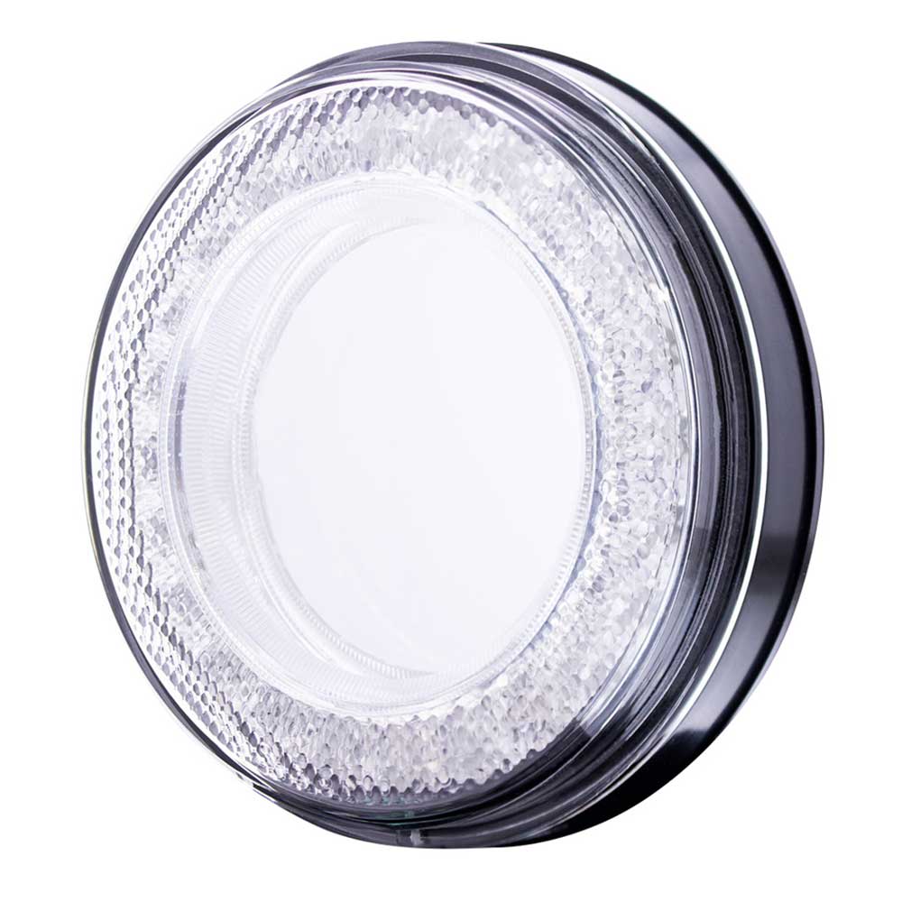 4" White Round 24 LED Mirage Back Up Light