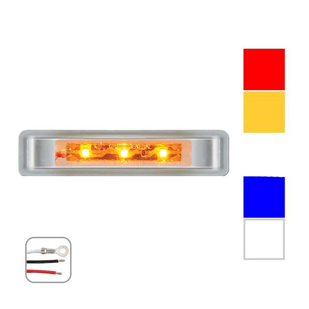 3.5" Ultra Thin LED Marker Light with Bezel
