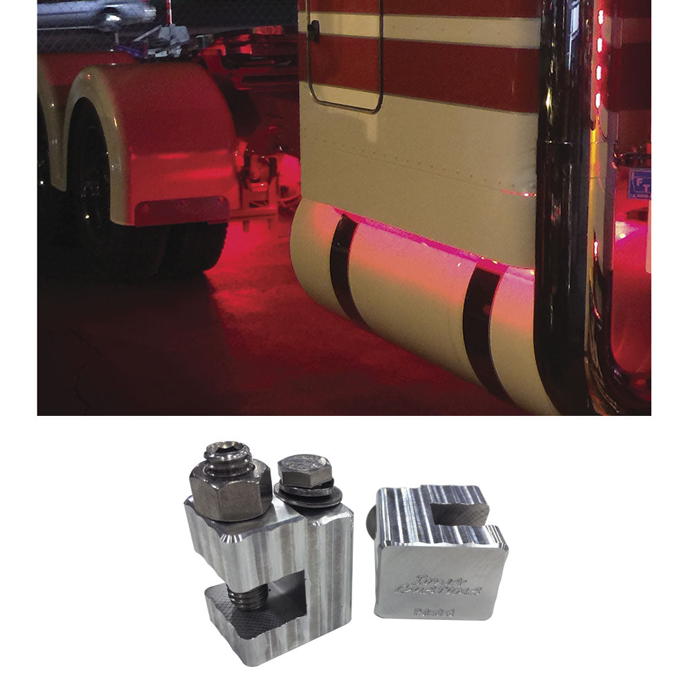 Universal Underbody Glow Kit Frame Bracket Clamps