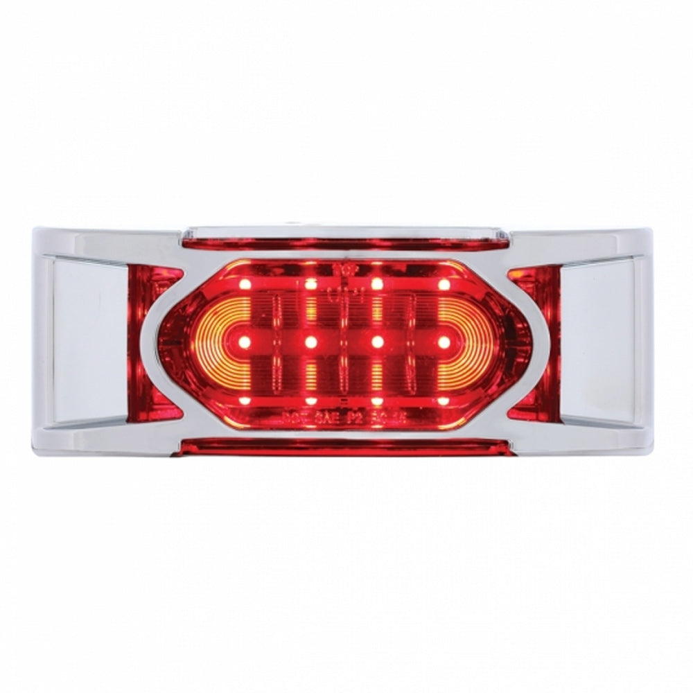 6" 16 LED Reflector Marker Light w/ Bezel