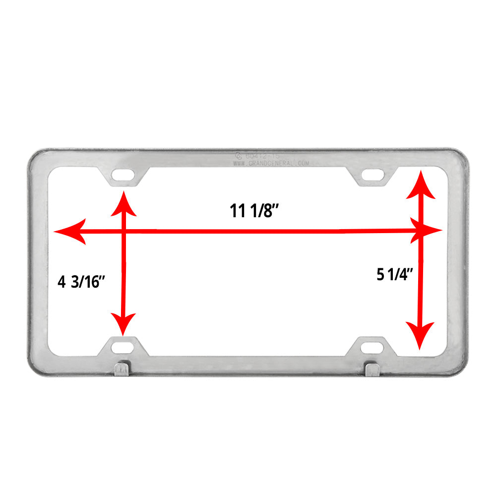 Stainless Steel License Plate Frame
