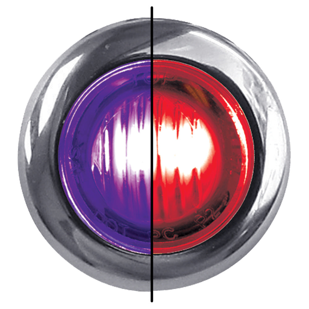 3/4" Dual Revolution Mini Button LED Light