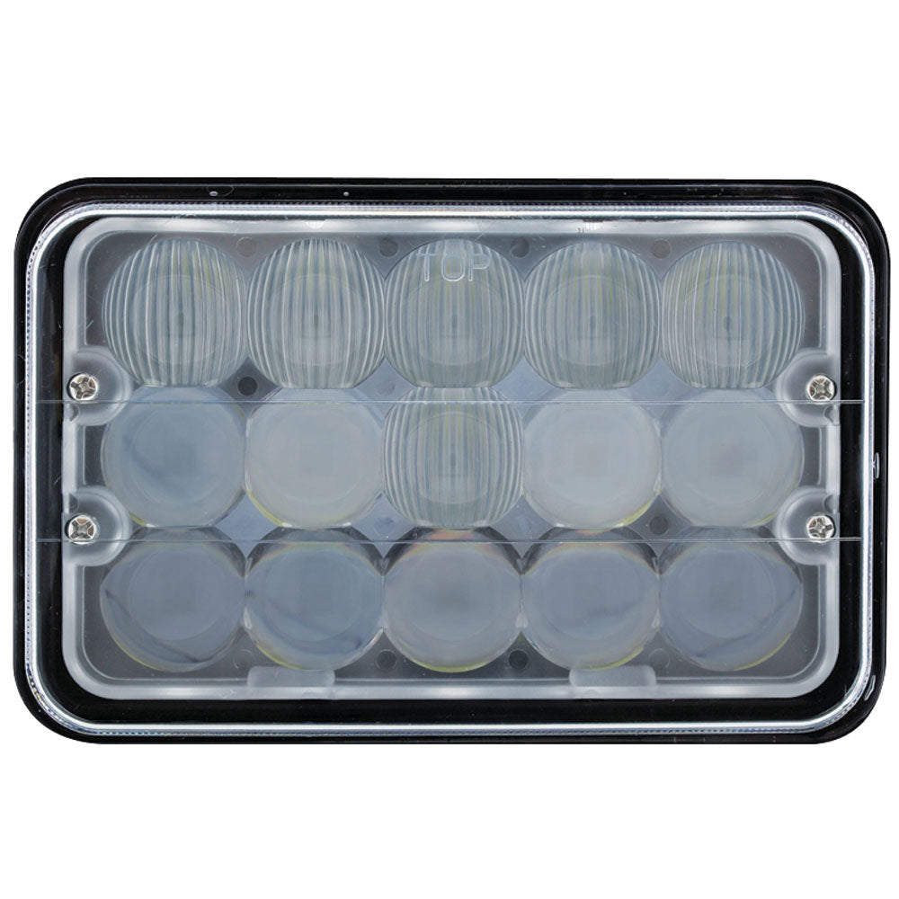 High Power 15 LED Rectangular Projection Headlight