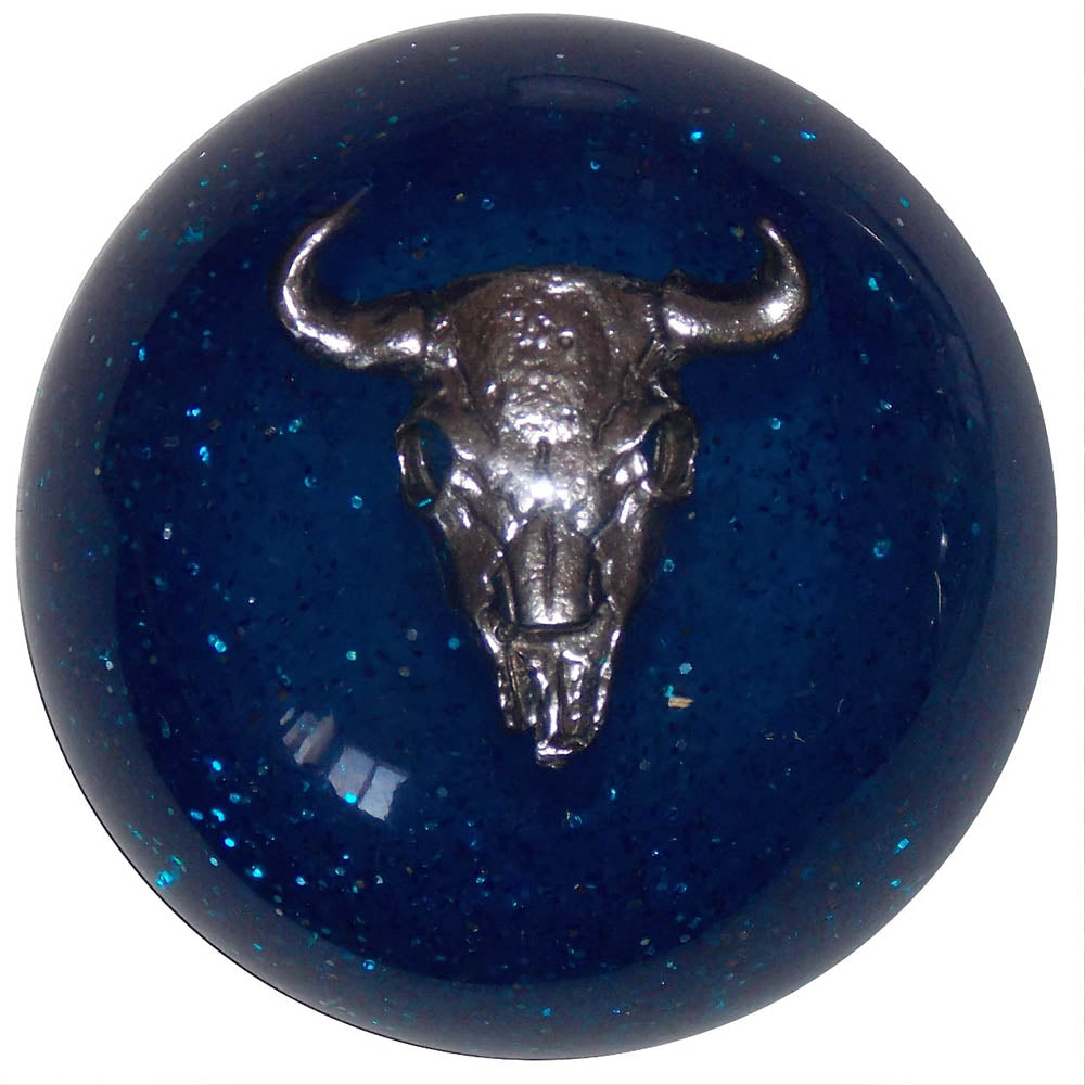Cow Skull Glitter Shifter Knob
