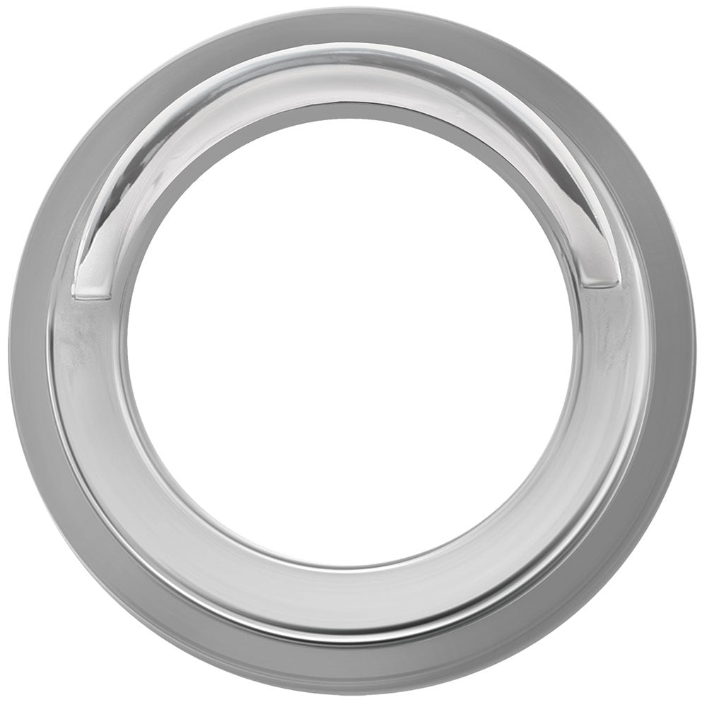 Freightliner 2-1/4" Chrome Gauge Bezel with Visor