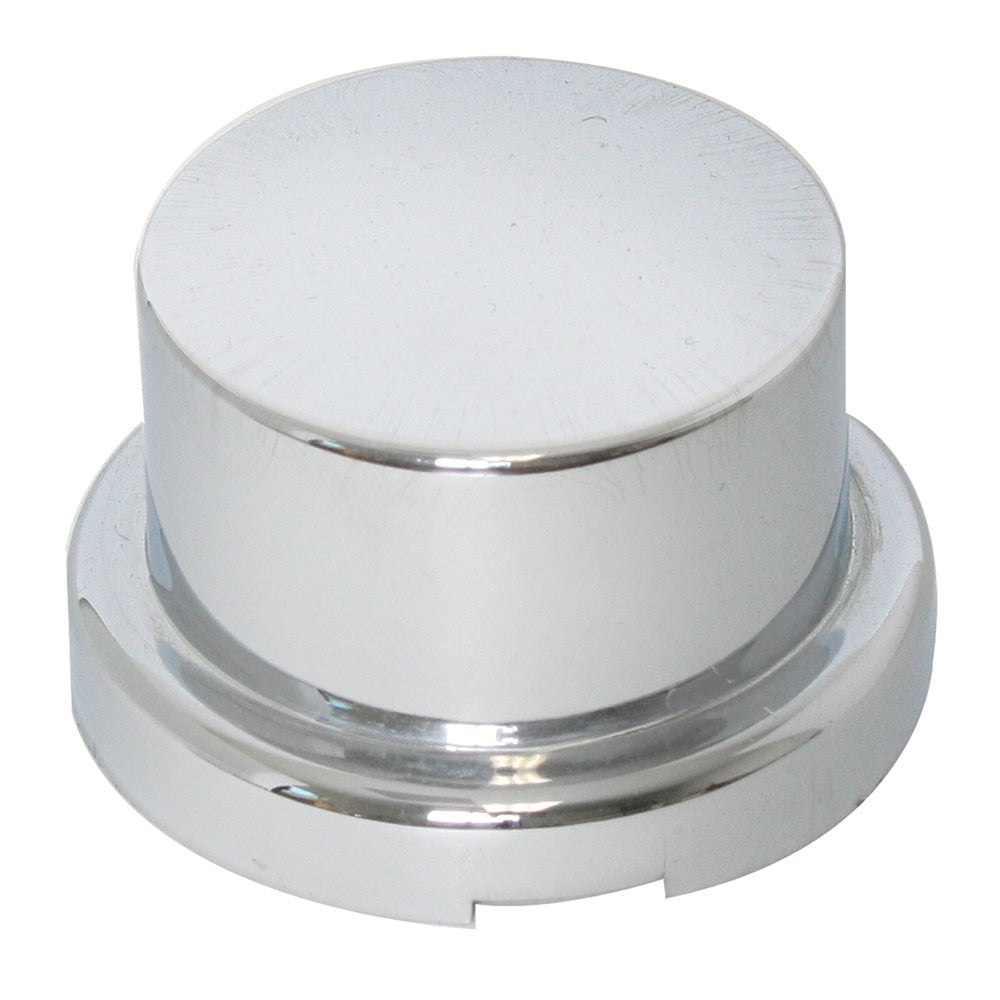 3/4" Chrome Plastic Top Hat Nut Cover - Push On