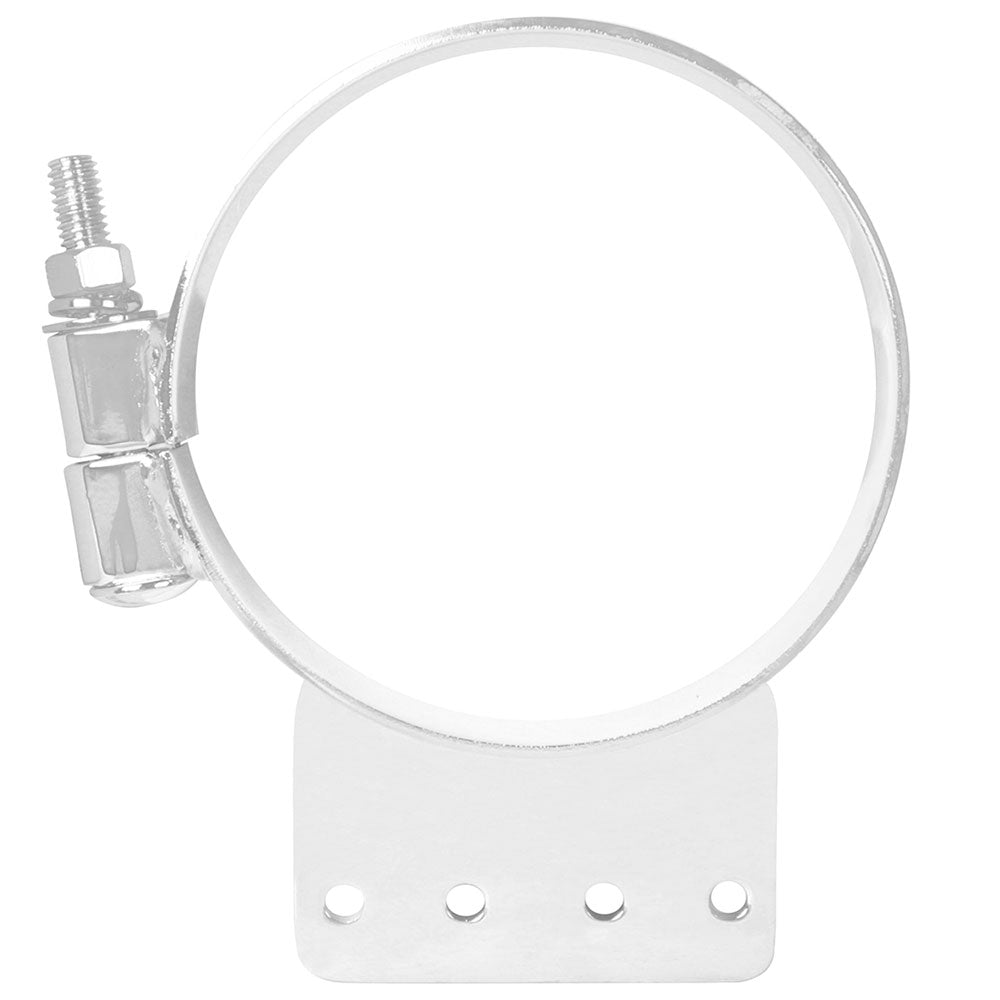 5"Dia. x 1"W In-Line PB Chrome Mounting Bracket