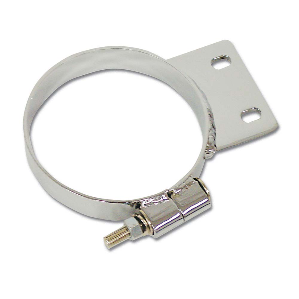 6"Dia. x 1"W In-Line PB Chrome Mounting Bracket