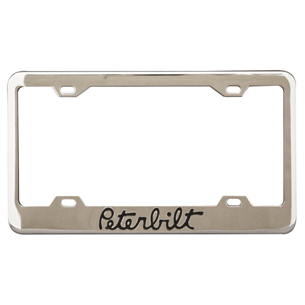 Peterbilt Chrome License Plate Frame