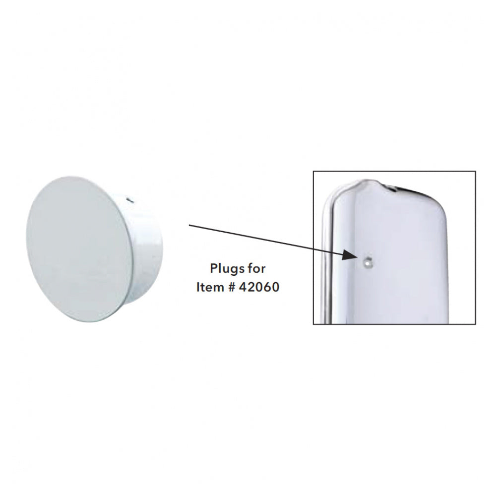 Freightliner 2005+ Chrome Mirror Cover Plug Set