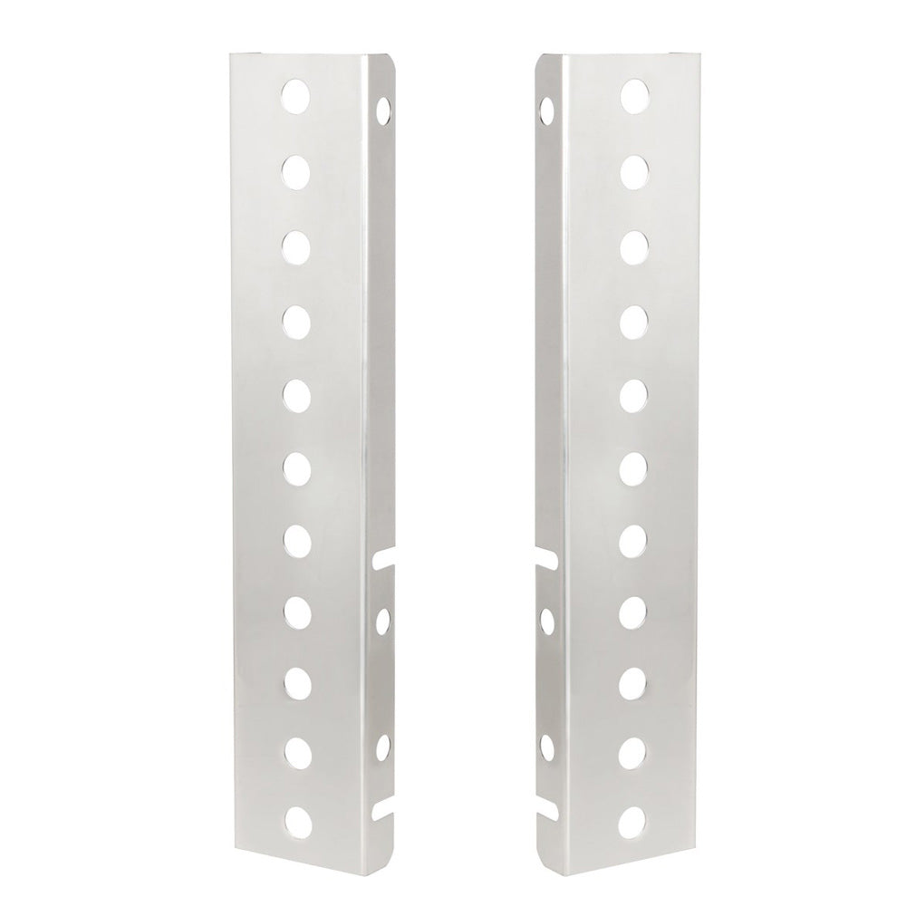 Peterbilt Stainless Front Air Cleaner Bracket with 22 Mini Light Cutouts